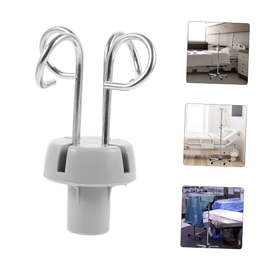 Infusion Rack Hanging Hook Hospital Clinic Drip Stand Coat Hooks Accessory - Image 3