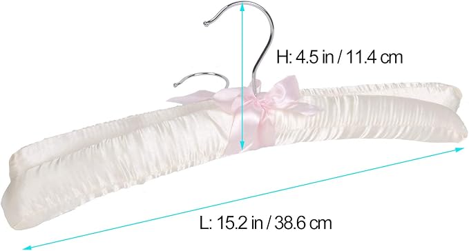 15" Luxurious Satin Padded Hangers - Image 7