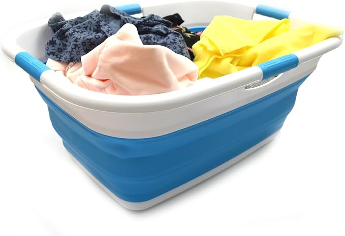 SAMMART 49L Collapsible 4 Handled Laundry Basket-Foldable Storage - Image 8