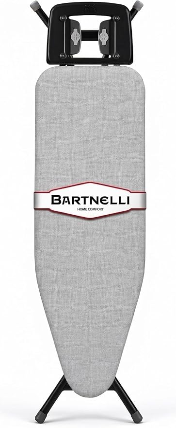 Bartnelli Extreme Stability Ironing Board 43x13 Upgraded Heavy-Duty Metal Frame by Bartnelli