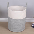 Laundry Basket, Woven Cotton Rope Laundry Hamper, 60L by Gorocking