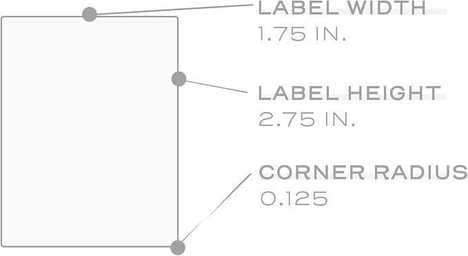 600 Labels for 4 oz Jars, 1.75 in. x 2.75 in. - Image 4