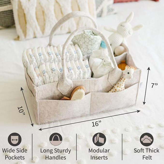 PUTSKA Baby Diaper Caddy Organizer - Image 2