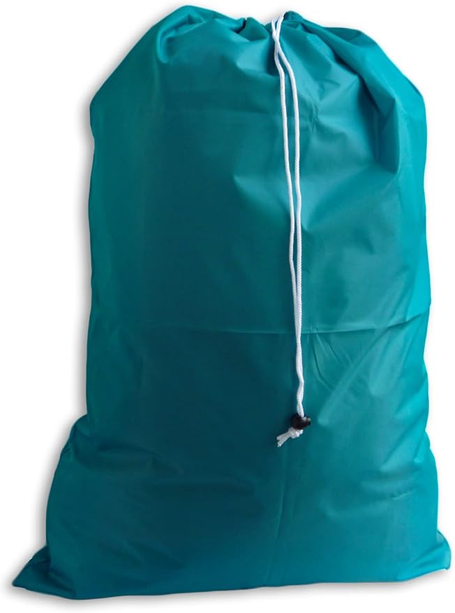 Extra Large Laundry Bag with Drawstring, Color: Teal, Size: 30x45 by Laundry+Bag+Store+Online