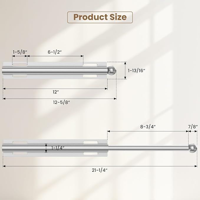 Valet Rod for Closet Pull Out, Retractable Slide Out Valet Rod Closet - Image 5