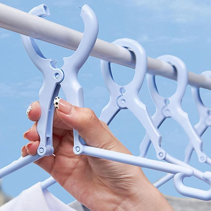 BESPORTBLE Windproof Plastic Clothes Hangers Set of 5 - Image 3