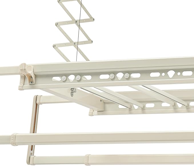Electric Clothes Airing Rack, Adjustable Ceiling Mounted Smart Control Clothes - Image 6