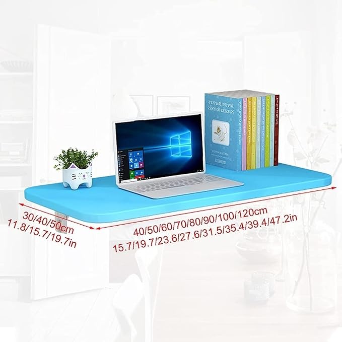 Laundry Folding Table, Wood Wall Mounted Table, Bracket Heavy Duty Stable - Image 8