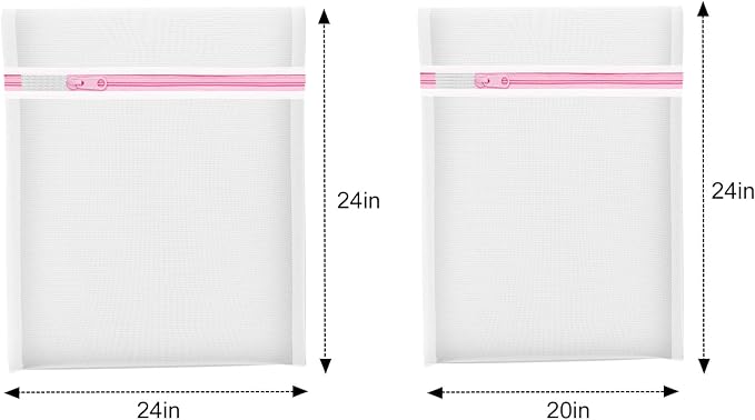 2PCS X-Large Heavy-Duty Mesh Laundry Bag: Ideal - Image 7