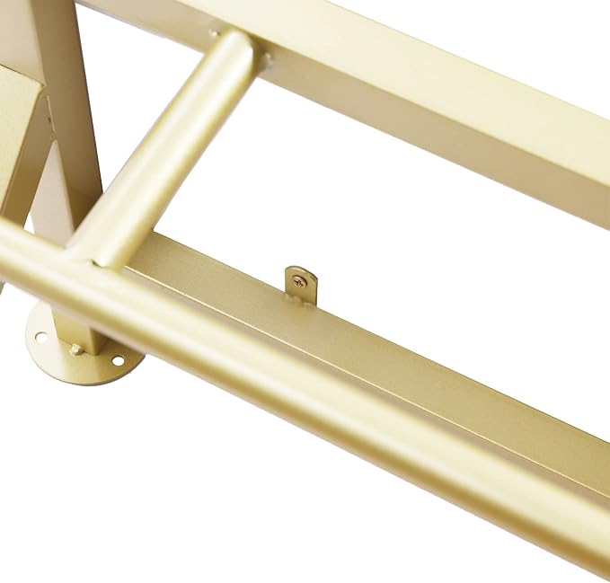 Clothes Rack with Top Shelf, Space-Saving Display Hanging Clothes Rack - Image 5