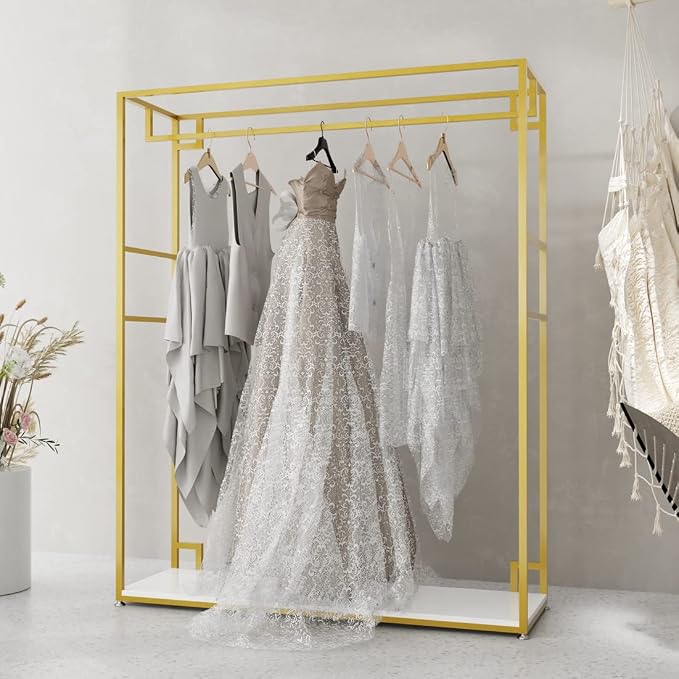 HOMEKAYT Gold Clothing Racks by HOMEKAYT