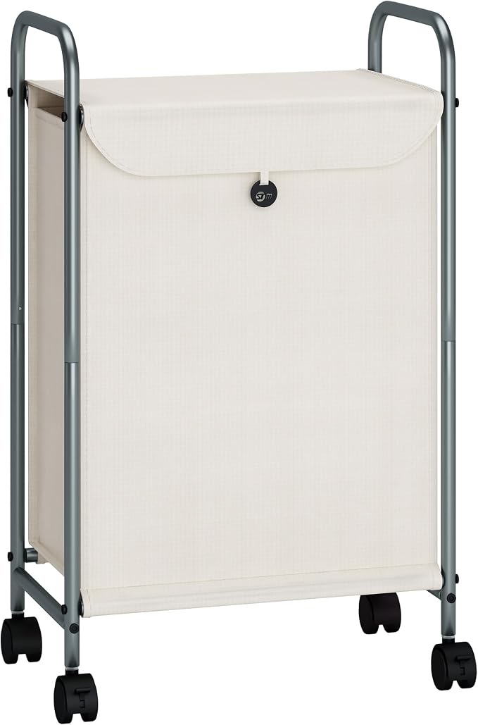 STORAGE MANIAC Rolling Laundry Hamper, Laundry Basket by STORAGEMANIAC