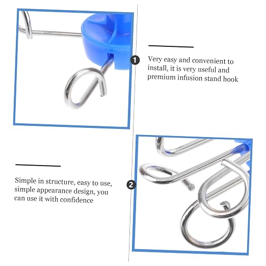 Stainless Steel Infusion Stand Hook Lightweight Easy to Install Hanging - Image 8