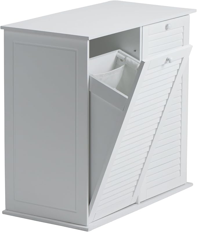 Household Essentials Tilt-Out Laundry Sorter Cabinet - Image 6