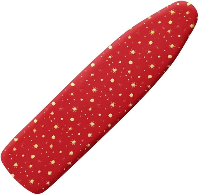 Iron Board Cover with Padding Red Stars Print Ironing Board Covers Protective by Tomeusey