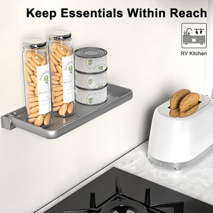 RV Aluminum Foldable Shelf - Image 8