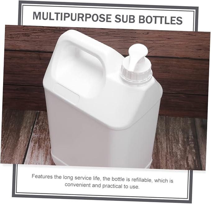 Mikinona 1 Gallon Pitcher Refillable Soap Dispenser 4l Laundry Pump Bottle - Image 4