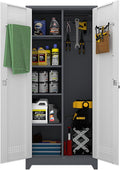 Metal Garage Storage Cabinet by IRONFFICE