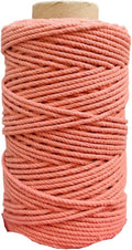 Maker's Craft Natural Macrame Cord 4mm X 109 Yards Twisted Dyed Colors by MakersCraft