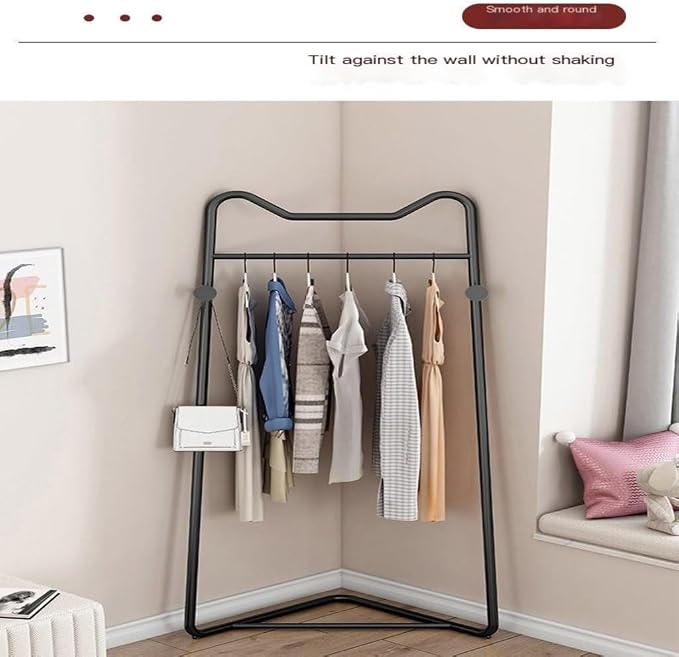 Coat rack Stand Corner Coat Rack Floor-standing Bedroom Corner Clothes Rack - Image 5