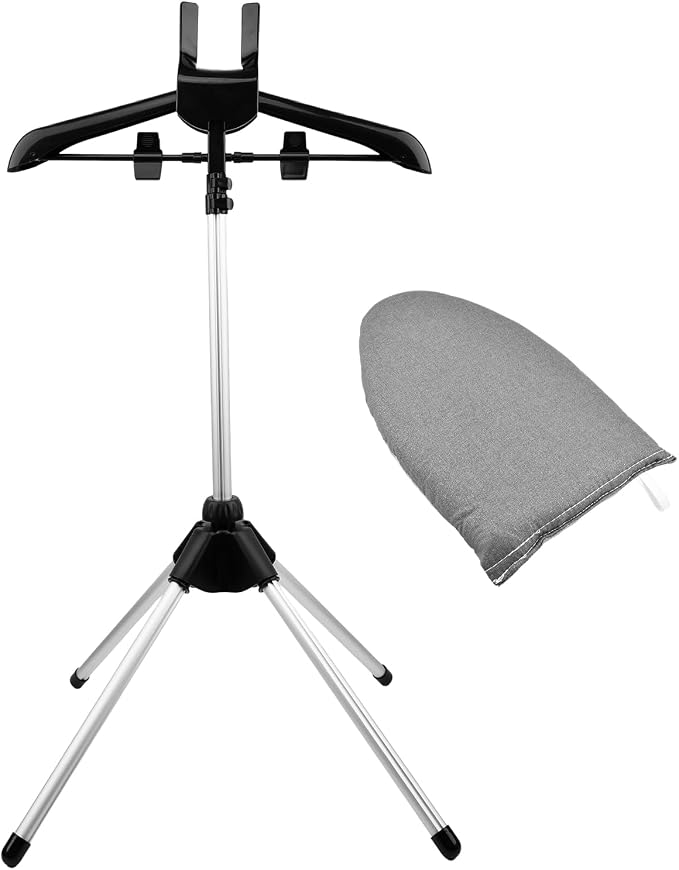Garment Steamer Hanger Stand & Ironing Gloves Set – Adjustable Steamer Stand - Image 3