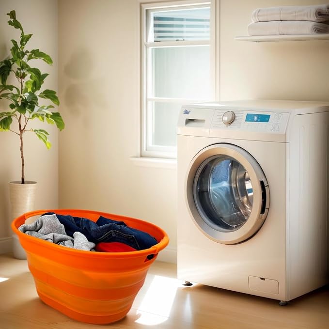 SAMMART 23L Collapsible Plastic Laundry Basket - Image 6