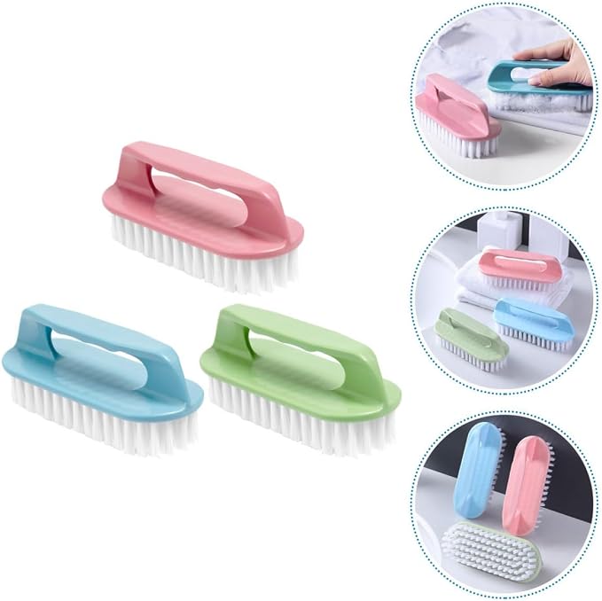 3pcs Soft Bristle Shoe Brush Set Handle, Household Laundry Scrub Brush - Image 7