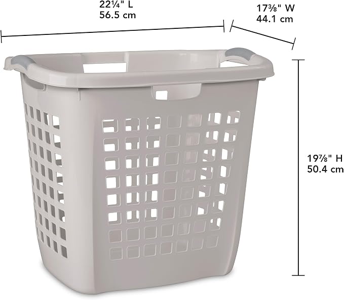 Sterilite 4-Pack 2.1 Bushel Ultra Easy Carry Hamper, Laundry Basket Organizer - Image 2