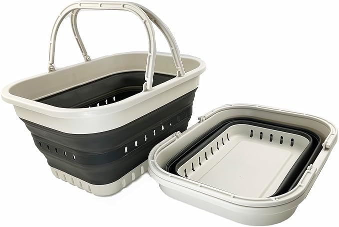 SAMMART Collapsible Tub with Handle 19L - Image 2