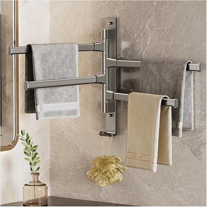 ZHOUXIAO Modern Swing Out Towel Bar/Towel Racks - Image 2