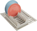 Roll Up Dish Drying Rack Over Sink, Square Aluminum Bar, Rust Resistant by Unknown