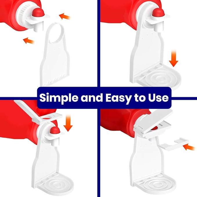 1 Pack Laundry Detergent Cup Holder, Nozzle Upgraded Labor Saving Switch - Image 3