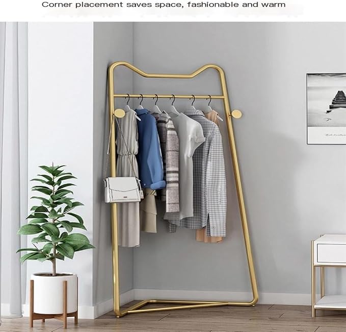 Coat rack Stand Corner Coat Rack Floor-standing Bedroom Corner Clothes Rack - Image 8