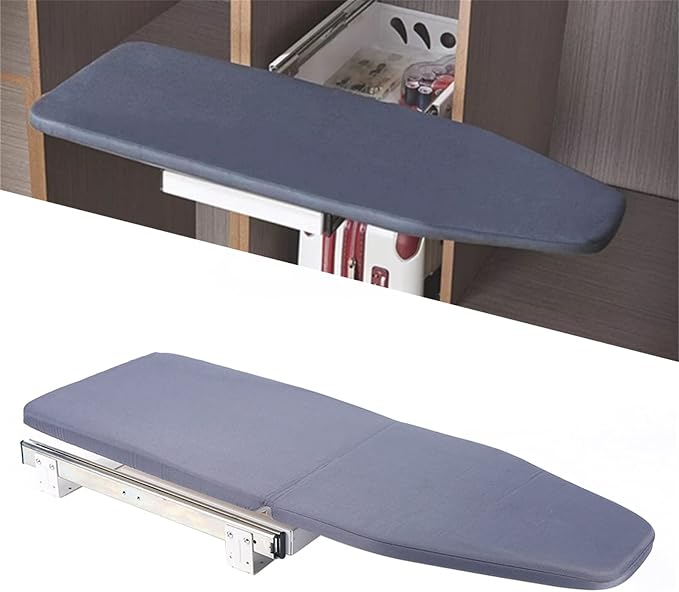 Closet Pull-Out Ironing Board 31.5" X 11.6" Retractable Iron Board Mini Ironing by JAYEUW