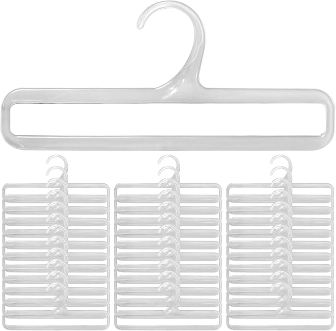 Towel Hanger, Scarf Hanger 50Pcs 6.7x3.2in Flexible Leggings Rectangular Pants - Image 5