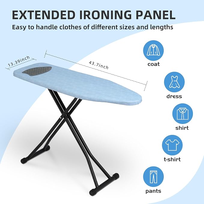 Ironing Board Adjustable Height Folding Ironing Board - Image 6