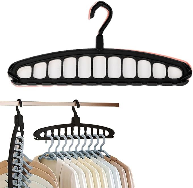Closet Organizer Hangers – Space Saving Bar, Garment Holder | Multi-Hole - Image 8