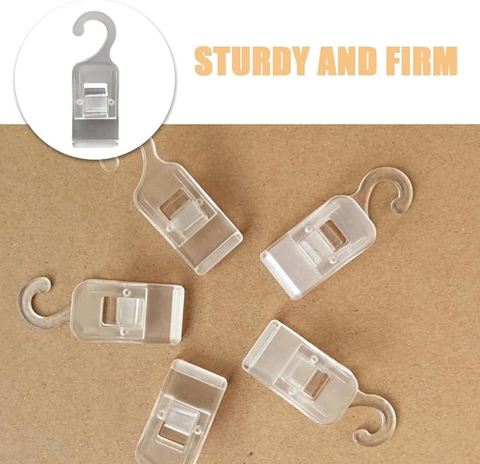 PRETYZOOM 12 Pcs Heavy Duty Laundry Hooks Foldable Travel Hangers Plastic - Image 4