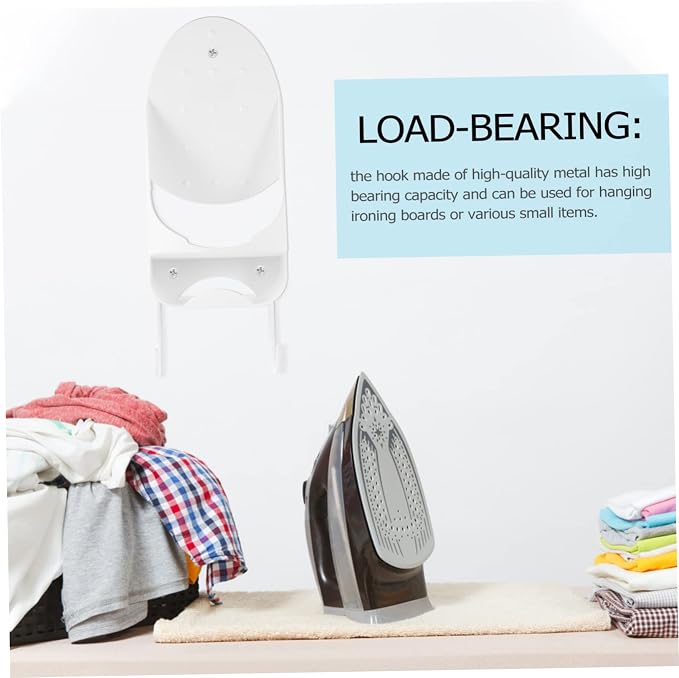 1pc Wall Mounted Ironing Board Holder Iron Organizer - Image 4
