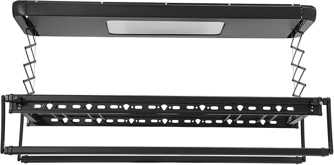 Electric Clothes Airing Rack, Adjustable Ceiling Mounted Smart Control Clothes - Image 5