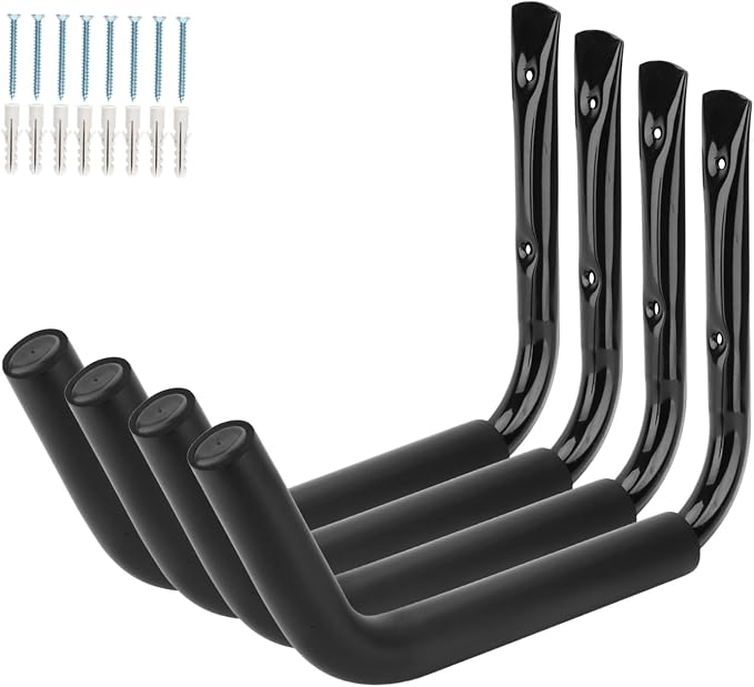 Kayak Storage Hooks, Wall Mount Garage Canoe Storage Hangers by Heavdace