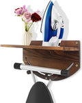 Ironing Board Hanger Wall Mount Wooden Ironing Board Hanger, Ironing Holder by Sun3drucker