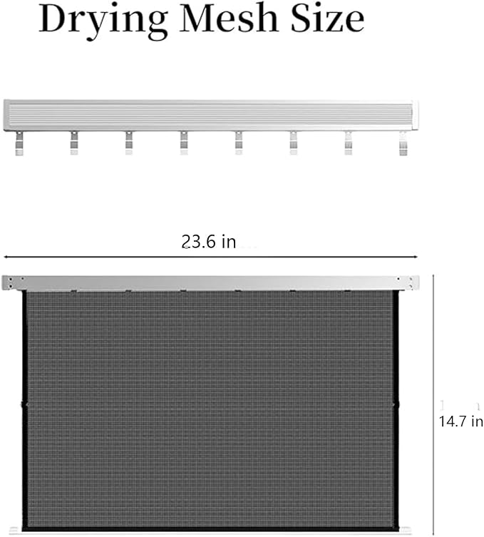 LETINE Wall Mounted Drying Rack: Retractable Indoor Clothes Drying Rack – - Image 3