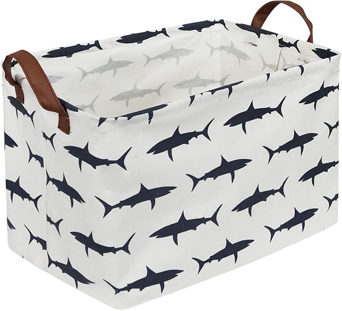Rectangular Shark Basket, Kids Basket by Sanjiaofen