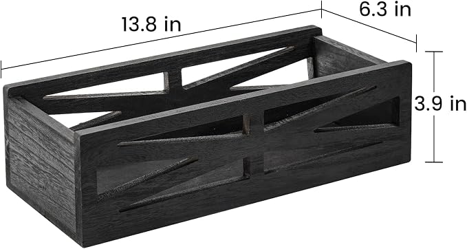 Wooden Bathroom Decor Box, Rustic Toilet Tank Holder, Farmhouse Toilet Paper - Image 5