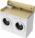 Fabuday 2-Tier Wood Washer Dryer Countertop by Fabuday
