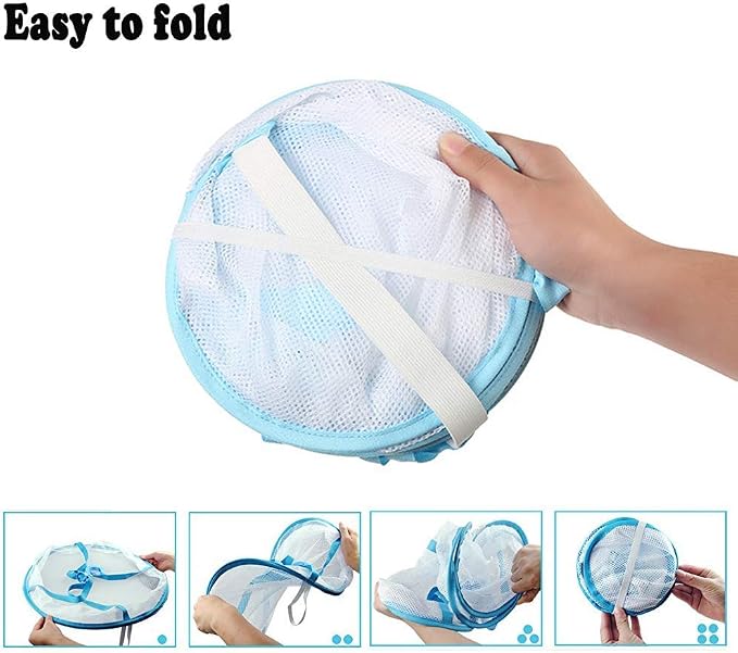 Sweater Hanging Dryer, Folded Mesh Clothes Hanging Dryer Foldable Drying Rack - Image 3