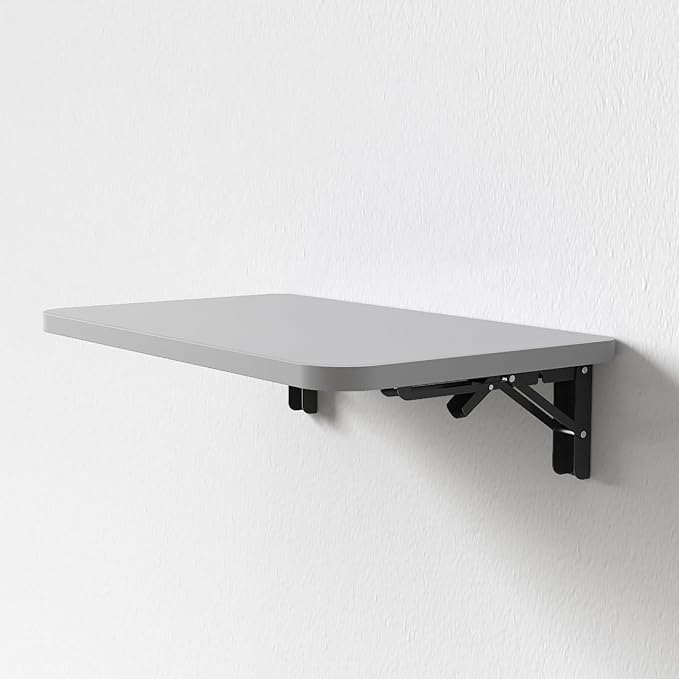 Wall Mounted Fold Down Desk Laundry Folding Wall Table Drop Leaf Wall Shelf by Unknown