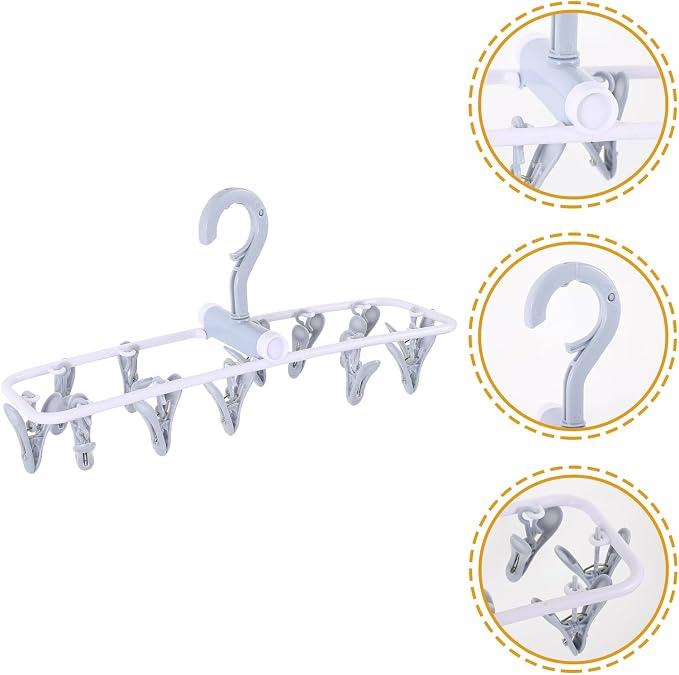 GLEAVI Foldable Blue Laundry Drying Rack - Image 2