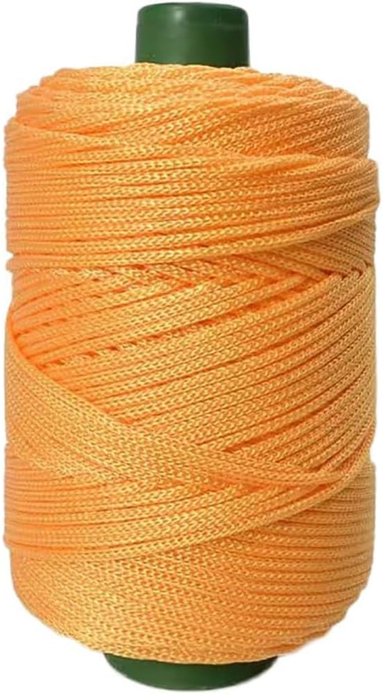 250G Hollow Braided Polypropylene Rope 3mm Colorful Polyester Yarn Handmade by Unknown